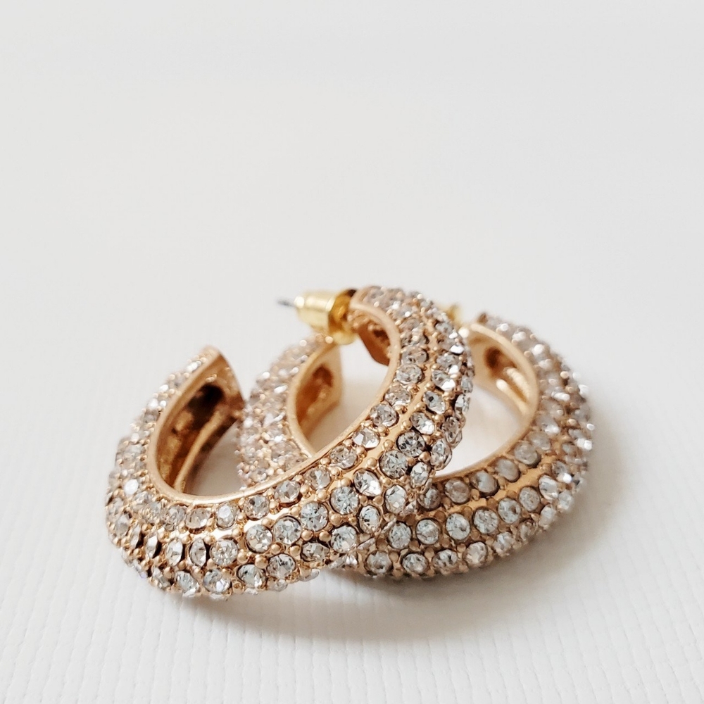 POST BACK HOOP EARRINGS